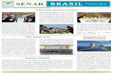 SENAR BRASIL Informa - SENAR » Serviço Nacional de ... · colhedora de cana da empresa John Deere, parceira do SENAR no programa. O SENAR vem desenvolvendo ao longo do ano diversos