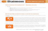 NEWSLETTER DAIMON - daimon.com.br · Já na outra distribuidora do grupo, a Celpa, o crescimento da demanda em base anual ficou em 4%, com o consumo de 8.422 GWh. Esse aumento foi
