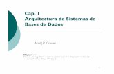 Cap. 1 Arquitectura de Sistemas de Bases de Dadosagomes/bd2-2008-09/teoricas/01-arquitecturas.pdf · 3 2. Conceitos Básicos Bases de Dados •Colecção partilhada de dados (ﬁcheiros)