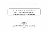 As Funções Supervisivas dos Coordenadores de Departamento ... · Dissertação apresentada à Universidade dos Açores para cumprimento dos requisitos necessários à obtenção