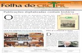 Folha do - Conselho Regional de Contabilidade do Paraná · CRCPR acaba de digitalizar edições anti-da classe no PR ... Veja os exemplos do dito “Governo ... fazendo um cartaz