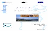 Relatório de etapa - Ifremer · área galega da bacia hidrográfica de 16 250 Km 2 e a de Portugal de 800 Km . Rio Minho . INDICANG: Relatório de Etapa – Bacia Hidrográfica do