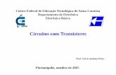 Circuitos com Transistoresprofessorpetry.com.br/Ensino/Repositorio/Docencia_CEFET/Eletronica... · Nesta aulaNesta aula Seqüência de conteúdos: 1. Circuitos com transistores: •