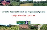 Código Florestal: APP e RL 2 - Código Florestal(5).pdf · •Decreto Federal 23793/34: Institui o Código Florestal Brasileiro (Getúlio Vargas) Art. 1º As florestas existentes