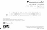 CD Stereo System - panasonic.com · Manual de Instruções CD Stereo System TQBJ2012-1 Caro Cliente: Nossos agradecimentos por ter adquirido este aparelho. Para um melhor desempenho