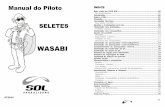 Manual do Piloto ÍNDICE - justACRO.com · alturas. As Seletes SOL são equipadas com fechos nas pernas que, junta-mente com a cinta peitoral, fazem a conexão do piloto a selete.