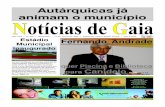 Autárquicas já animam o município · Luís Morais Ferreira (CP 7349) ... os conteúdos dos artigos de opinião são ... de Gaia, o Forum contou com a leitura de um texto