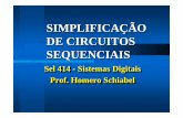SIMPLIFICASIMPLIFICAÇÃO SIMPLIFICAÇÃO DE CIRCUITOS …iris.sel.eesc.usp.br/sel414/15-Simplificacao_Sequenciais.pdf · EquivalênciaEquivalência Os Estados S1, S2, ...., Sj de
