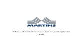 Manual Portal Fornecedor - Martins · Portal de Fornecedores é canal direto para o parceiro Martins, ... Emitente, Destinatário, Inscrição Estadual ... verificar mensagem conforme