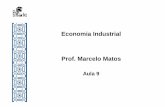 Economia Industrial Prof. Marcelo Matos · mercado, demonstrando o componente estrutural ... • Caso o custo de saída não seja muito elevado (não haja presença marcada de sunk
