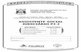 FAURGS – Tribunal de Justiça RS – Edital 17-2014 Pág. 1 Social - 80q... · FAURGS – Tribunal de Justiça RS – Edital 17-2014 ASSISTENTE SOCIAL Pág. 5 12. Assinale a alternativa