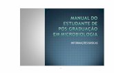 SUMÁRIO · 3 I- OBJETIVOS DO CURSO DE PÓS-GRADUAÇÃO EM MICROBIOLOGIA O Programa de Pós-Graduação em Microbiologia do Departamento de Microbiologia do