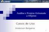Casos de Uso - Universidade Metodista de Piracicabaanbelgamo/APOO/Use_Cases.pdf · 4 Casos de uso mais detalhados são necessários, mas em alto nível, casos de uso são úteis como