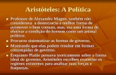 Aristóteles: A Política · Obs: Referencia para estudo –livro unidade 04 cap. 01 pag- 176 a 194.
