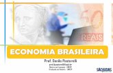 ECONOMIA BRASILEIRA · Aula inaugural Economia Brasileira Prof. Danilo Pastorelli Todos sabem que a Economia é importante. Então como explicar o fato de as pessoas estarem tão