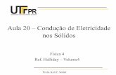 Aula 20 – Condução de Eletricidade nos Sólidoskelifisica.com.br/wp-content/uploads/2018/08/aula20_2018.pdf · Descobrindo o Núcleo; Algumas Propriedades Nucleares; Profa. Keli