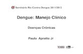 Dengue: Manejo Clínico · • Em uso de Clopidogrel, Aspirina e Marevan. “Em pessoas com Índice de Massa Corporal (IMC) elevado, seus vasos capilares são intrinsecamente mais