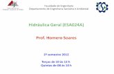Hidráulica Geral (ESA024A) - ufjf.br · Problema III.1 (p. CIII3) Uma adutora, composta por dois trechos em série, interliga dois reservatórios cuja diferença de nível é 15