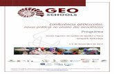 GEOschools Programa pt - naturtejo.com · trabalho de campo no âmbito de uma saída de campo à Cerâmica da Carriça 12:05 C. Tomaz, M. H. Henriques, A. A. Sá: Perceções de alunos
