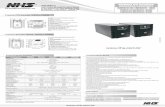 761077 - Manual Técnico Senoidal (PET NBR 14136) - R13 · Cabo de alimentação AC Padrão NBR 14136 11. Saída para expansão de baterias (opcional) 12. Interface de comunicação