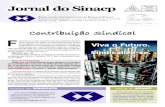 Jornal do Sinaep · Os Administradores autônomos ou profissionais liberais que não tenham empresa constituída deverão recolher, tam-bém no mês de fevereiro, o valor da Sindical
