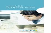 LINHA DE EQUIPAMENTOS - labtest.com.br · para o laboratório que deseja melhorar o desempenho das análises e economia de recursos por meio de um sistema automatizado com registro