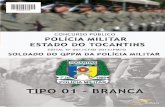 POLÍCIA MILITAR DO ESTADO DO TOCANTINS - s3.amazonaws.com · CONCURSO PÚBLICO – POLÍCIA MILITAR DO ESTADO DO TOCANTINS SOLDADO DO QPPM DA POLÍCIA MILITAR – TIPO 1 (BRANCA)