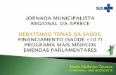Josete Malheiro Tavares - aprece.org.braprece.org.br/wp-content/uploads/2015/04/Apresentação-Saúde1.pdf · A Constituição Federal de 1988 e a Lei Orgânica da Saúde de 1990