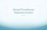 Amplificadores Operacionais - UFSMcoral.ufsm.br/tiago/eletronica/Aula 3 - Amplificadores Operacionais... · Amplificadores Operacionais Estágio deslocador de nível e Amplificador
