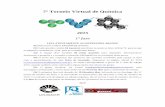 7º Torneio Virtual de Químicatorneiovirtualdequimica.com.br/wp-content/uploads/Exame1a Fase2015.pdf · a) Em moléculas como a quinina, na qual as transições eletrônicas possuem
