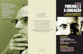 Nem tudo é ruim, - uepb.edu.br · Tema: A ética do cuidado de si como prática da liberdade 11º Encontro Tema: O cuidado de si em Michel Foucault ESTRUTURA INFORMAÇÕES Data: