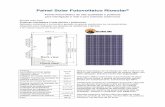 Painel Solar Fotovoltaico Riosolar · Sistemas interligados à rede elétrica e autônomos. Aplicação residencial e comercial e geração de grande escala para as concessionárias.