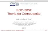 SCC-5832 Teoria da Computação - wiki.icmc.usp.brwiki.icmc.usp.br/images/b/b1/SCC5832Cap0.pdf · Teoria da Computação SCC-5832 Teoria da Computação João Luís Garcia Rosa1 ...