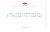 GUIA ORIENTATIVO PARA ELABORAÇÃO DE ANÁLISE DE …camex.gov.br/images/PDF/Confac/GUIA-AIR-.pdf · Página 1 de 61 PRESIDÊNCIA DA REPÚBLICA Casa Civil Subchefia de Análise e