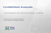Prof. Esp. Geovane Camilo dos Santos E-mail: geovane ...professor.pucgoias.edu.br/SiteDocente/admin/arquivosUpload/18689/... · Qual a utilidade das demonstrações contábeis consolidadas