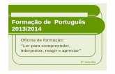 Formação de Português 2013/2014 - Página Inicialalicerces.espjs.edu.pt/documentos/13_14/formacao/lp/documentos/3... · Dois programas de ensino explícito da compreensão de leitura