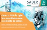 Como o P&D da Light tem contribuído com o combate às perdas Balancos/Light_SABER_09_Desktop... · como tema central o combate ao furto de energia e a melhoria da qualidade, questões
