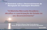 “A Marinha Mercante Brasileira - desafios e a participação ...portal.antaq.gov.br/wp-content/uploads/2016/12/“A-Marinha... · Navegação de Longo Curso ... Inovações tecnológicas