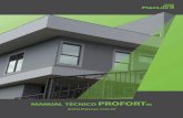 MANUAL TÉCNCICO R06 - Portal AECweb · A placa cimentícia ProFort ds foi desenvolvida para o aumento da qualidade e produtividade em construções, sendo uma das placas mais leves