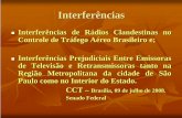 Controle de Tráfego Aéreo Brasileiro e; de Televisão e ... · Utiliza canais de 14 a 69 e 70 a 73 Durante muitos anos essa faixa era atribuída aos serviços ancilares de retransmissão