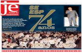 Jornal do Engenheiro - seesp.org.br · EM 21 DE SETEMBRO, o Sindicato dos Engenheiros completou 74 anos de vida, comemorados em uma belíssima festa de confraternização da categoria