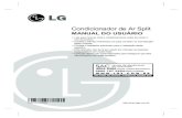 Condicionador de Ar Split - maiscontinental.com.brmaiscontinental.com.br/produtos/LG/ar-condicionado/TSNC1825MA3/... · Não opere seu Ar Condicionado com as mãos molhadas ou ...