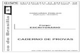 CADERNO DE PROVAS - ESCRITURARIO 2001.pdf · PDF file1 Este caderno consta de cinqüenta questões objetivas, assim distribuídas: sete questões de Língua Portuguesa, seis questões