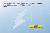 1 Relatório de Gerenciamento de Riscos – Pilar III · Tabela 9 - Requerimentos mínimos de capital em relação ao RWA ... PRMR Patrimônio de Referência Mínimo Requerido para