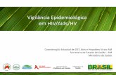 Vigilância Epidemiológica em HIV/Aids/HV - fmt.am.gov.br de serviço 2014.pdf · Vigilância Epidemiológica em HIV/Aids/HV Coordenação Estadual de DST, Aids e Hepatites Virais-AM