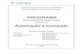 343o e Comando.doc) - Tudo sobre electrónica ... · BOLLMANN, A.., Fundamentos da Automação Industrial ... MONTAGNAC, J., Cours de Schemas ... Norberto, Automação Industrial.
