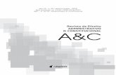 Revista de Direito ADMINISTRATIVO & CONSTITUCIONAL A&C de la... · Conselho editorial Adilson Abreu Dallari (PUC-SP) Adriana da Costa Ricardo Schier (Instituto Bacellar) Alice Gonzalez