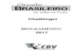 Challenger 2017 - Vôlei de Praiavoleidepraia.cbv.com.br/anexos/REGULAMENTO_CHALLENGER-2017-v2.pdf · 10.1. REGRAS DA COMPETIÇÃO.....30. CAPÍTULO 11 - DISPOSIÇÕES FINAIS.....30