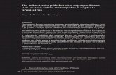 Da relevância pública dos espaços livres um estudo sobre ... · Revista do Instituto de Estudos Brasileiros, Brasil, n. 58, ... Quadro dos sistemas de espaços livres nas ... o