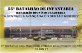 55º BATALHÃO DE INFANTARIA - defesacivil.mg.gov.br · CONDUZIDA PELO EXERCITO BRASILEIRO E PELO 55º BATALHÃO DE INFANTARIA Objetivo . Sumário 1.INTRODUÇÃO 2. DESENVOLVIMENTO